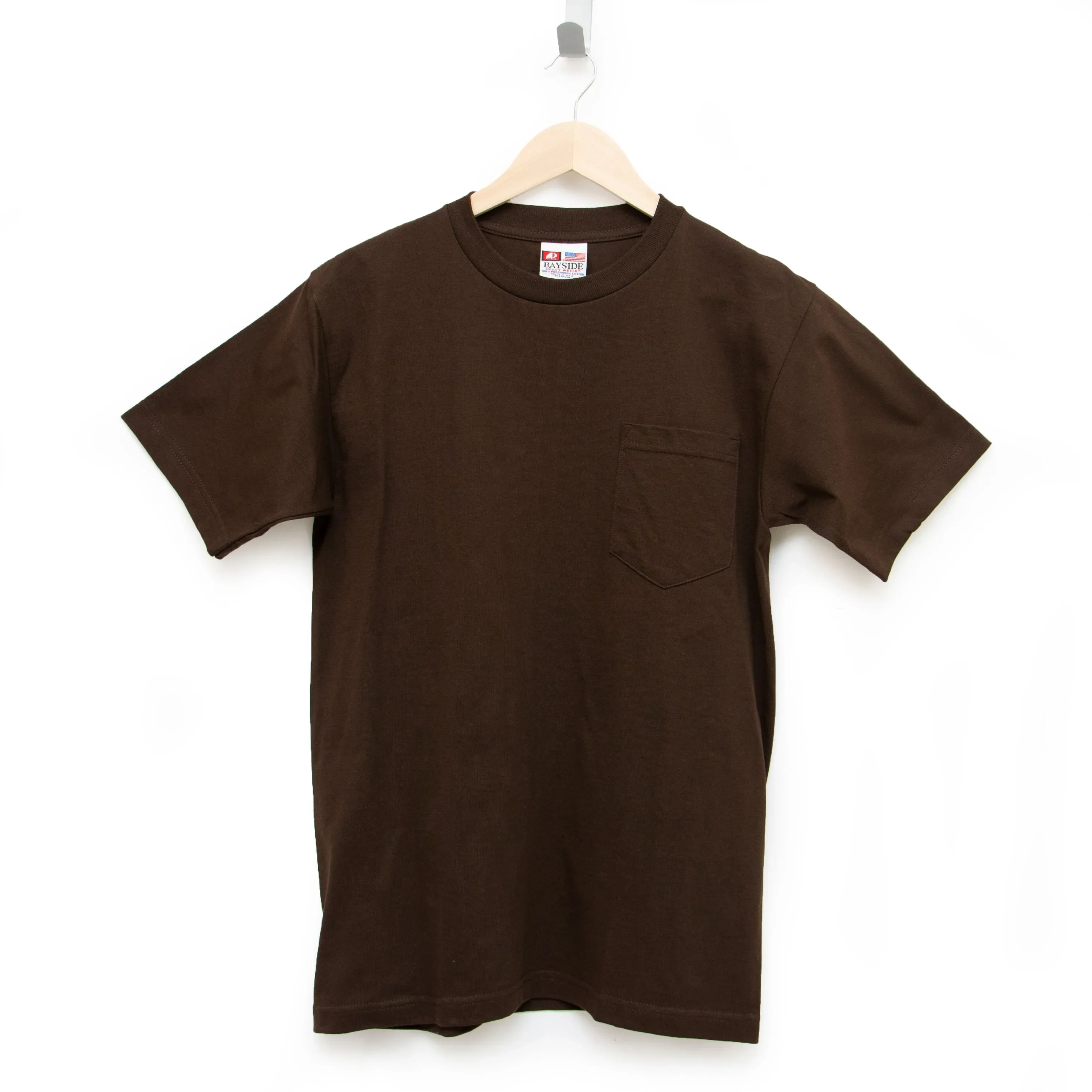 Heavyweight 100% Cotton T-Shirts with Pocket - Made in USA - Image 20