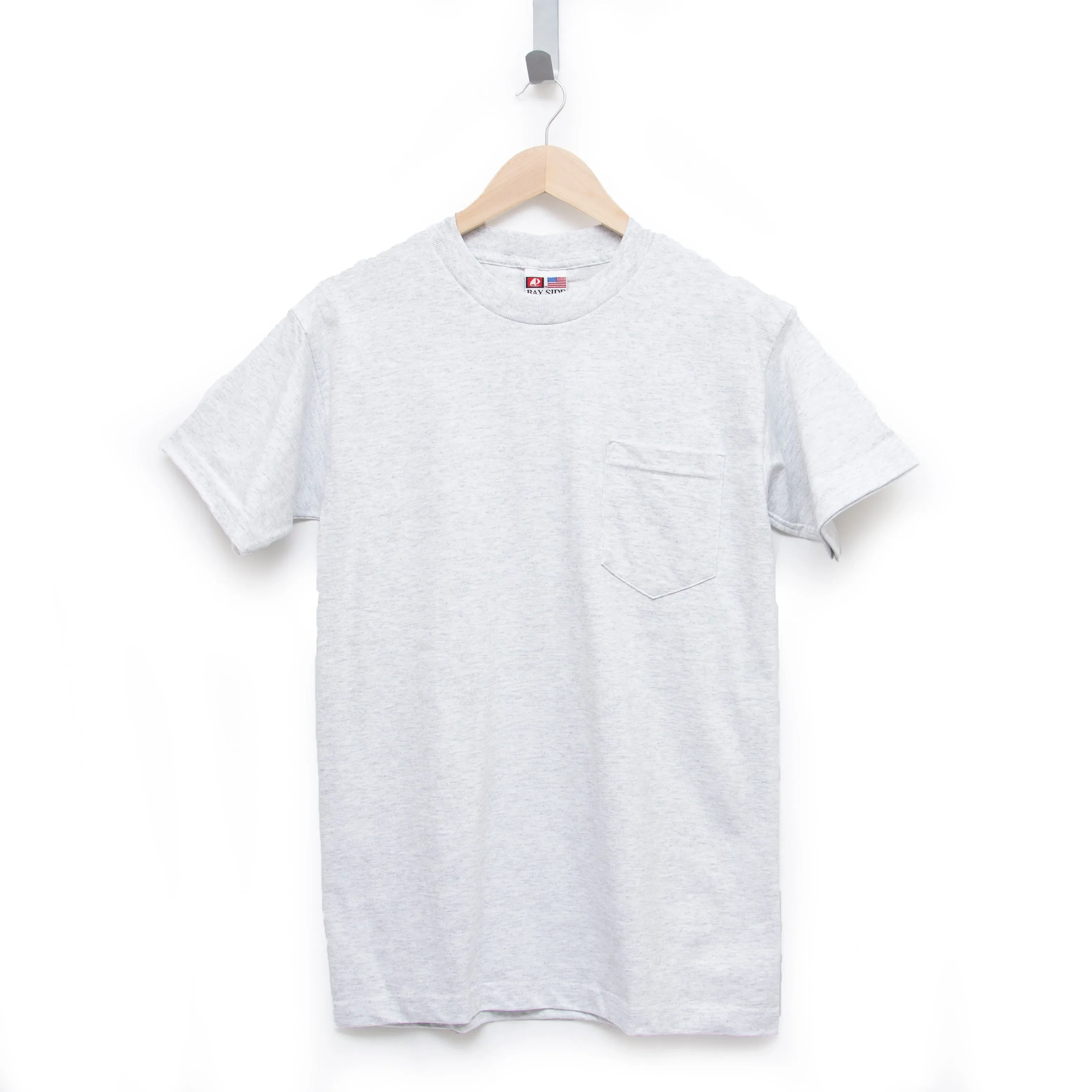 Heavyweight 100% Cotton T-Shirts with Pocket - Made in USA - Image 21