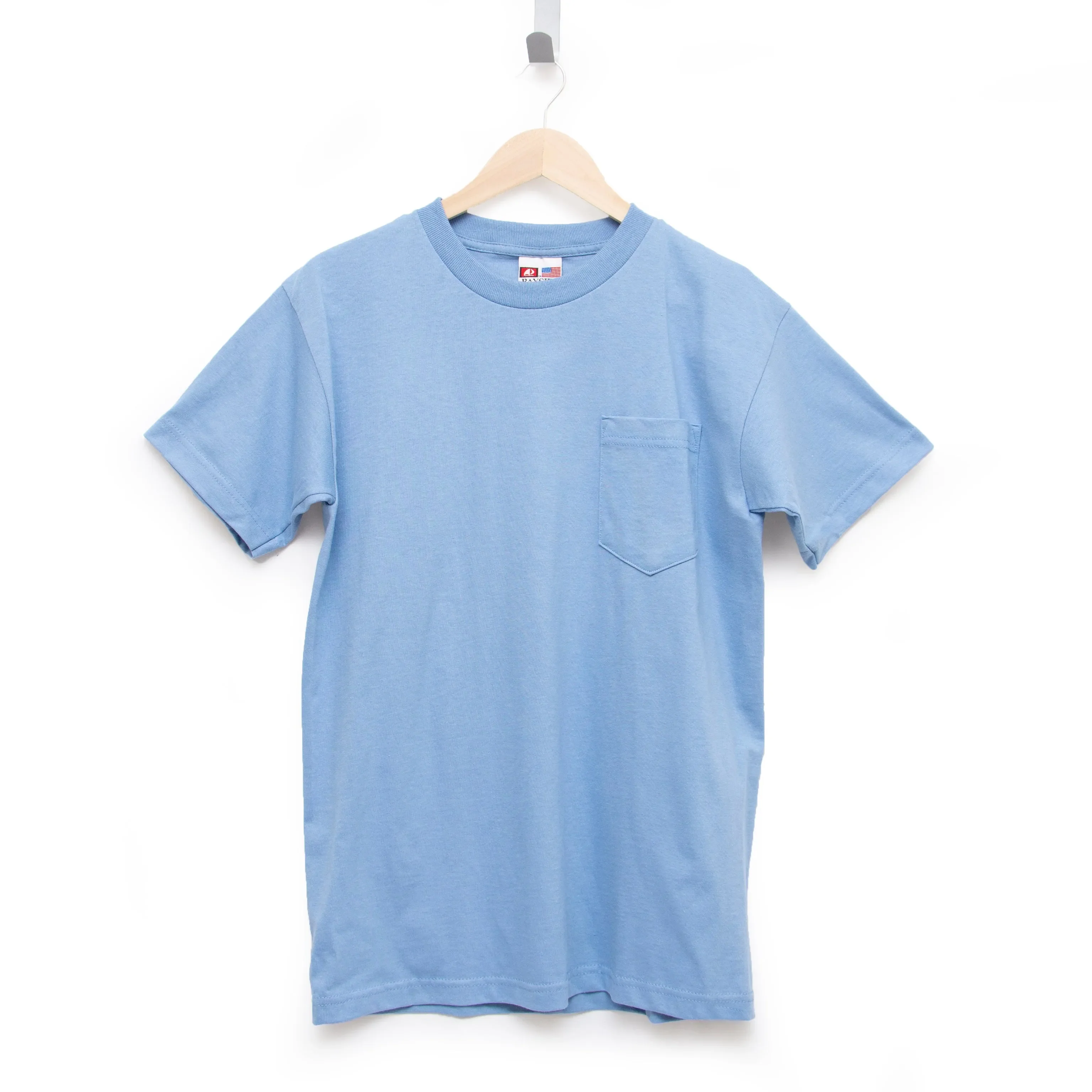 Heavyweight 100% Cotton T-Shirts with Pocket - Made in USA - Image 25