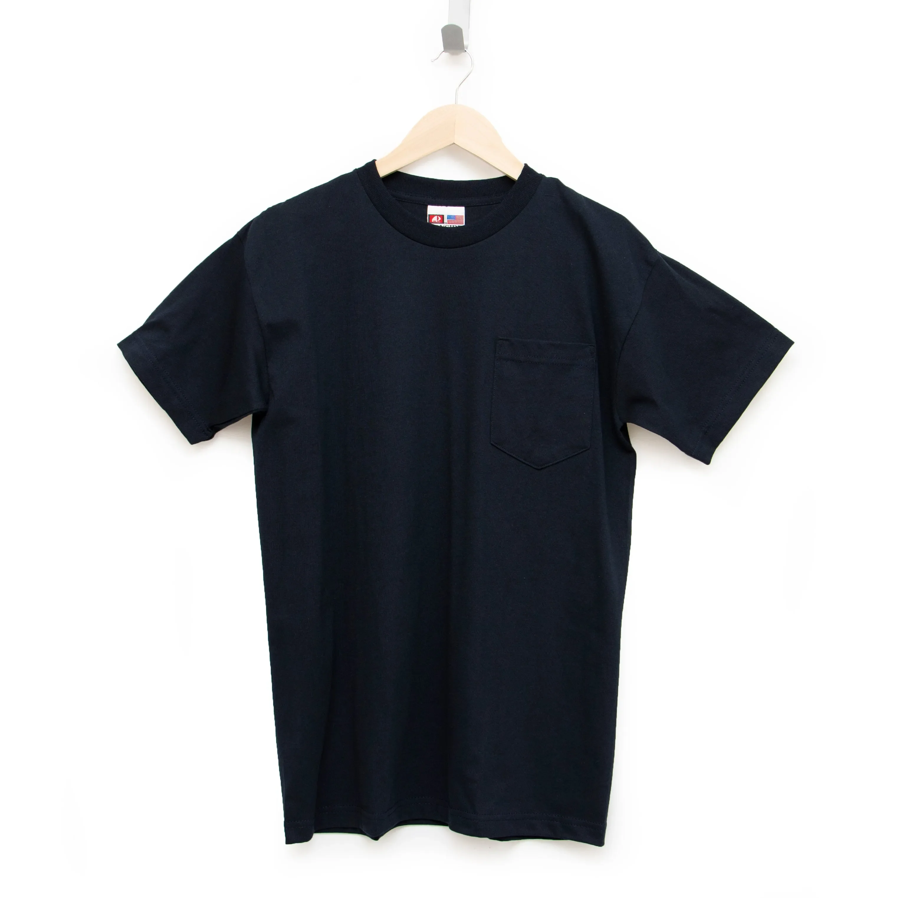 Heavyweight 100% Cotton T-Shirts with Pocket - Made in USA - Image 5