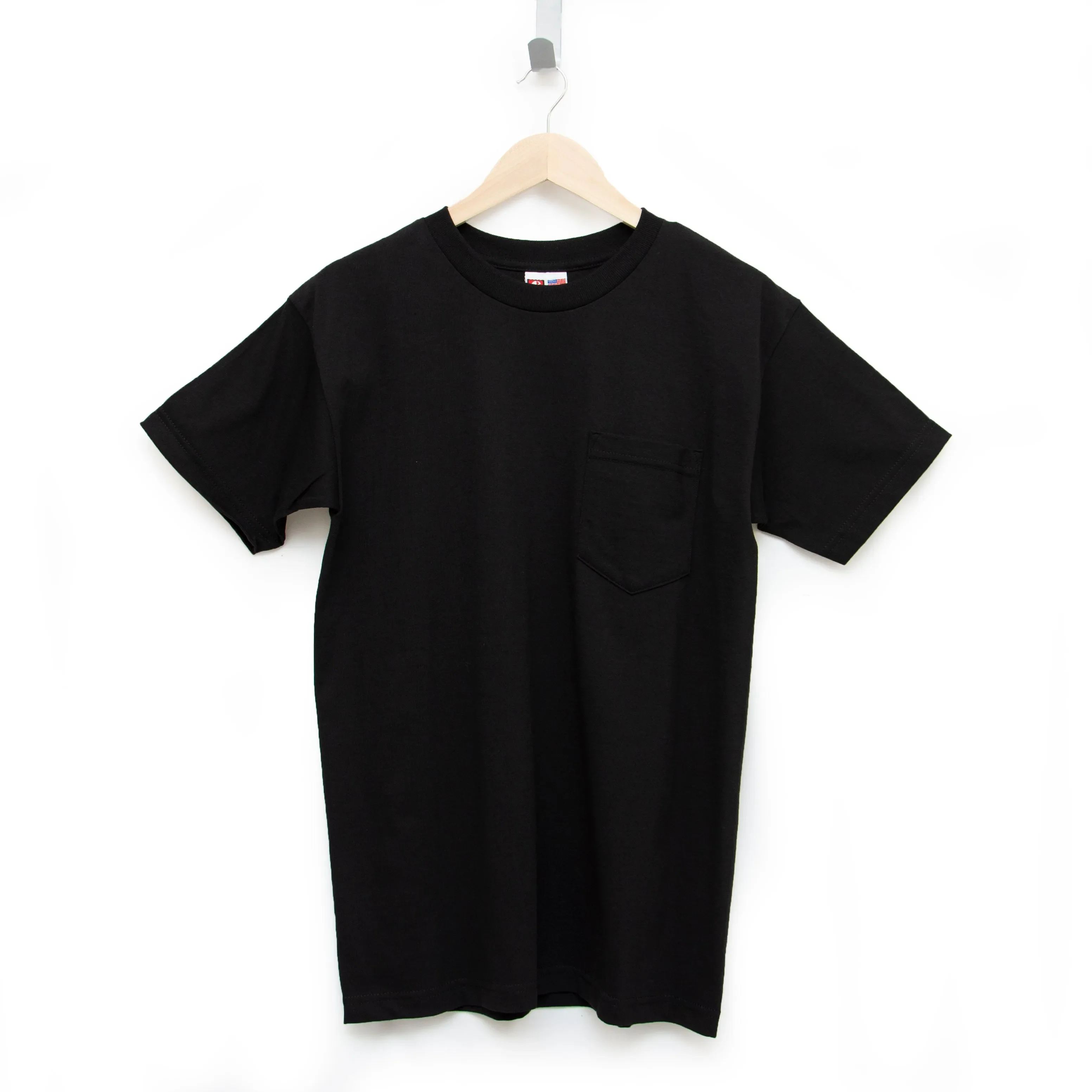 Heavyweight 100% Cotton T-Shirts with Pocket - Made in USA - Image 9