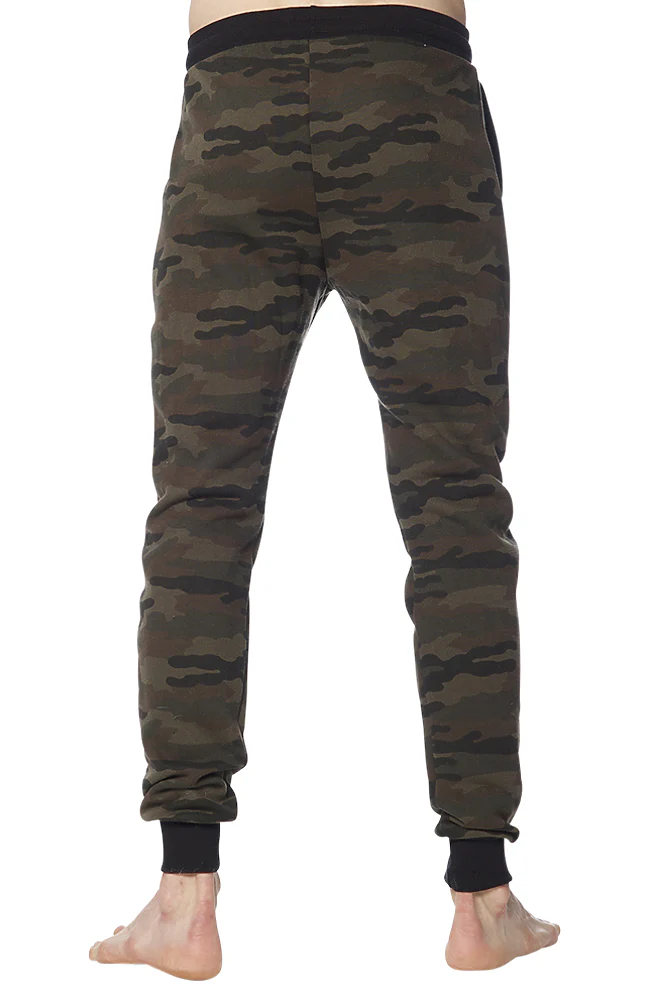 Camo Fleece Jogger Sweatpants - Image 3