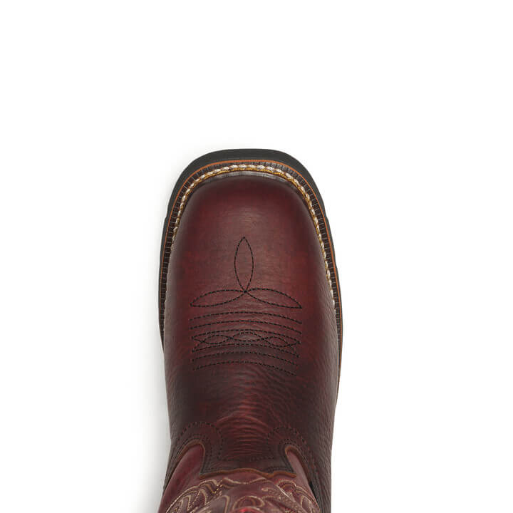 Western Work Series 11" Waterproof Chili/Crimson Non-Safety Toe Work Boot - Image 2