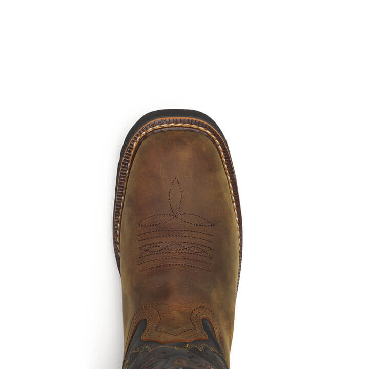 Western Work Series Square Toe Wellington 11" Waterproof Non-Safety Toe Boot - Image 2