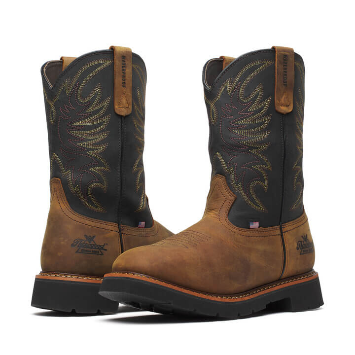Western Work Series Square Toe Wellington 11" Waterproof Non-Safety Toe Boot - Image 5