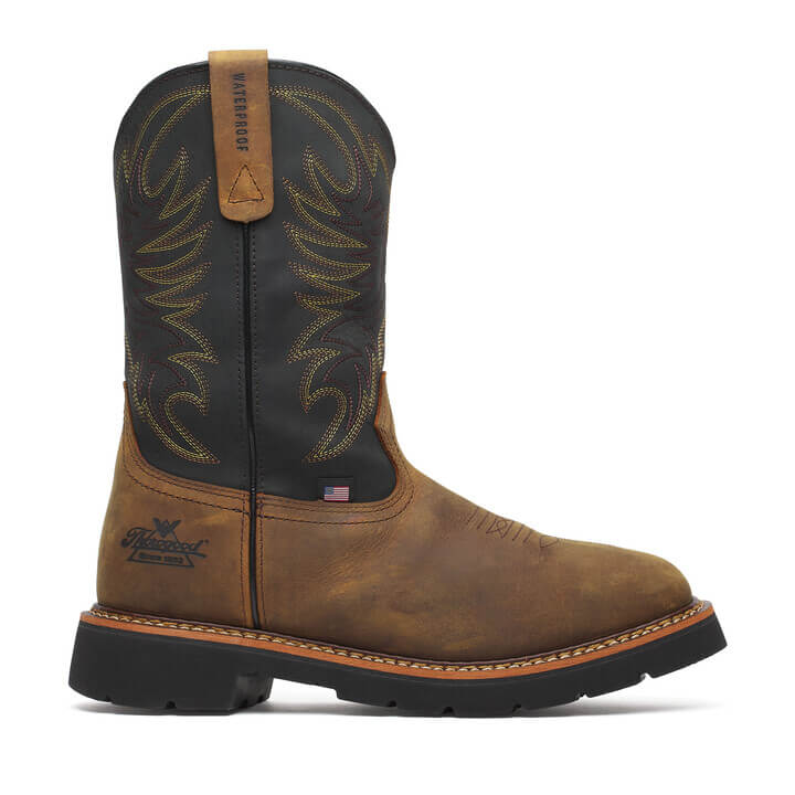 Western Work Series Square Toe Wellington 11" Waterproof Non-Safety Toe Boot - Image 6