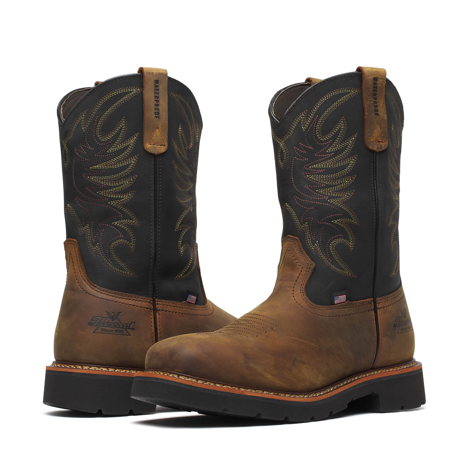 Western Work Series Square Toe Wellington 11" Waterproof Safety Toe Boot - Image 5