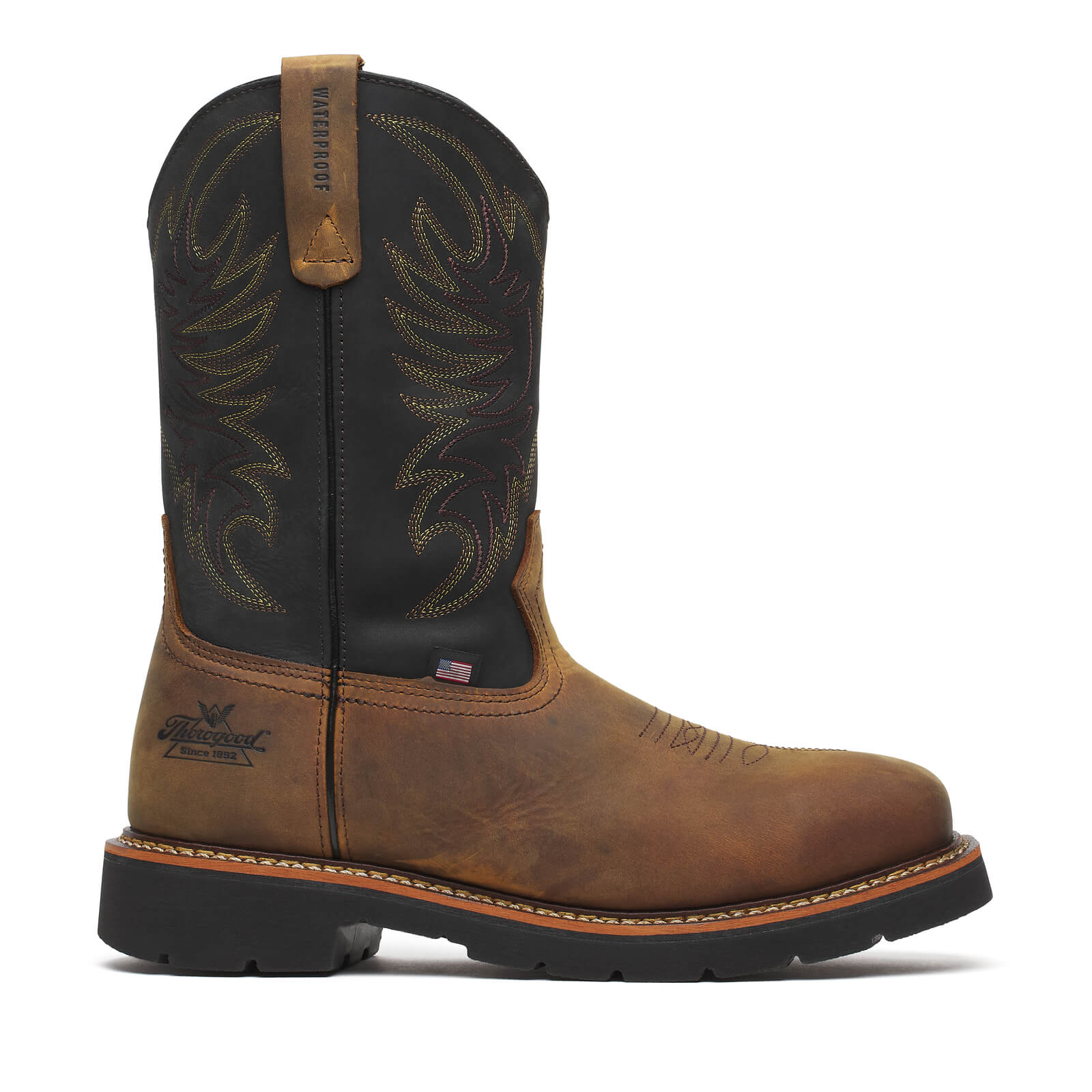 Western Work Series Square Toe Wellington 11" Waterproof Safety Toe Boot - Image 6