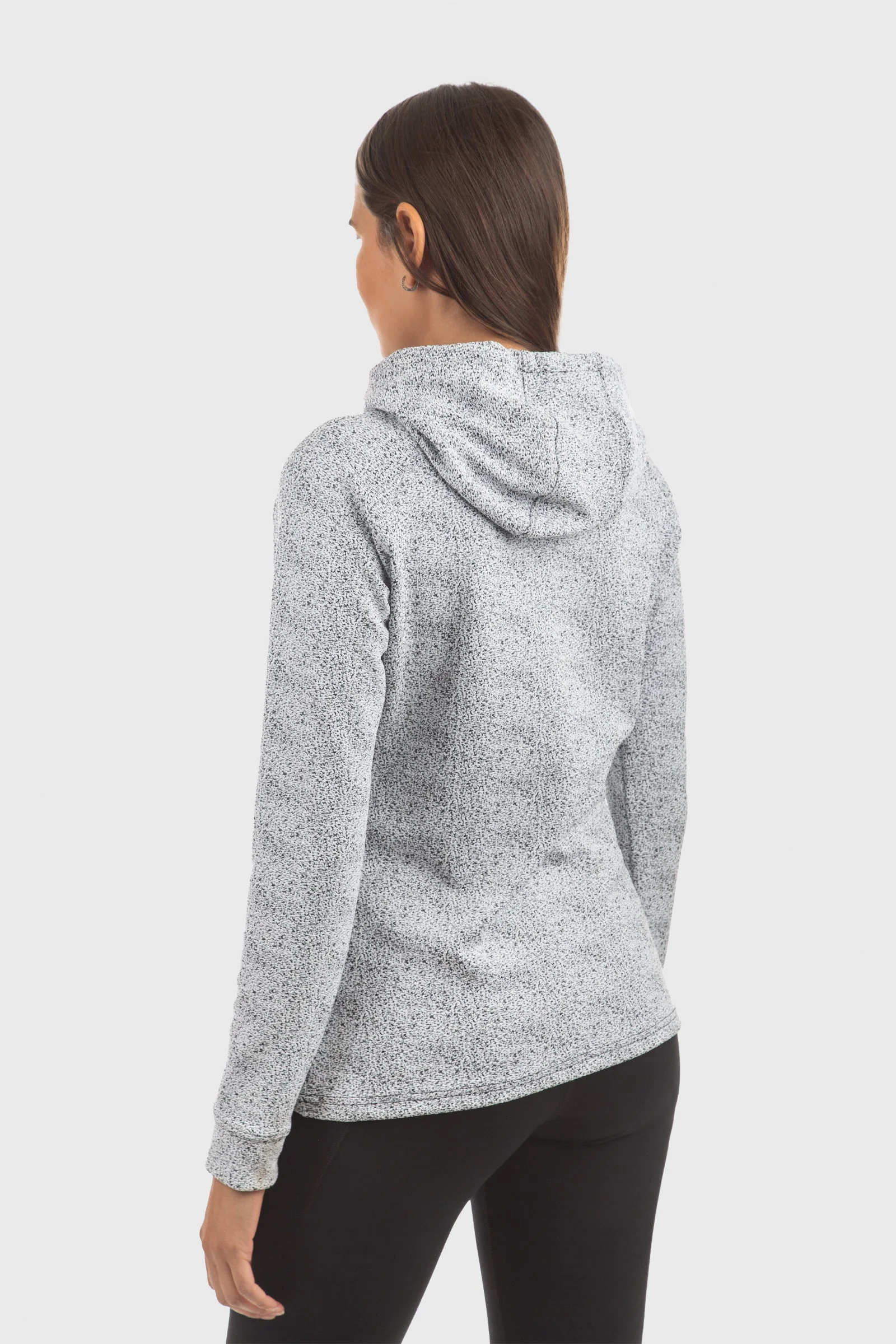 White Frost Long Sleeve Hoodie - Image 5