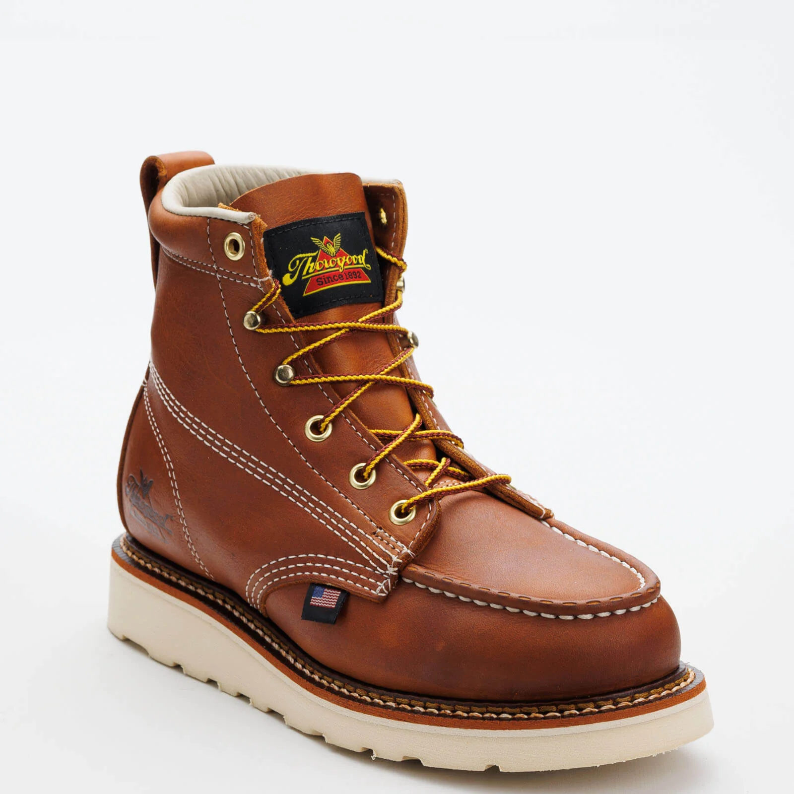 Women's American Heritage - 6" Tobacco Moc Toe - Maxwear Wedge - Image 4