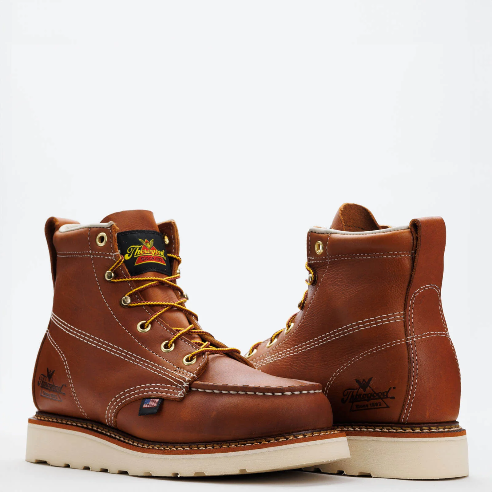 Women's American Heritage - 6" Tobacco Moc Toe - Maxwear Wedge - Image 5