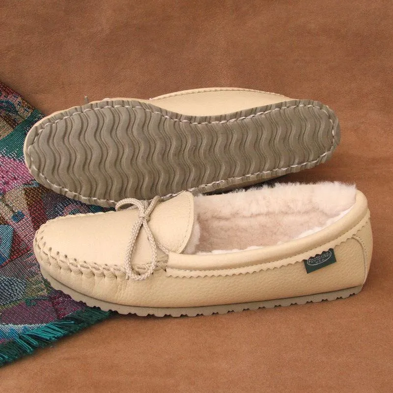 Women's Cushion-Flex Sole Sheepskin Slippers - Image 2
