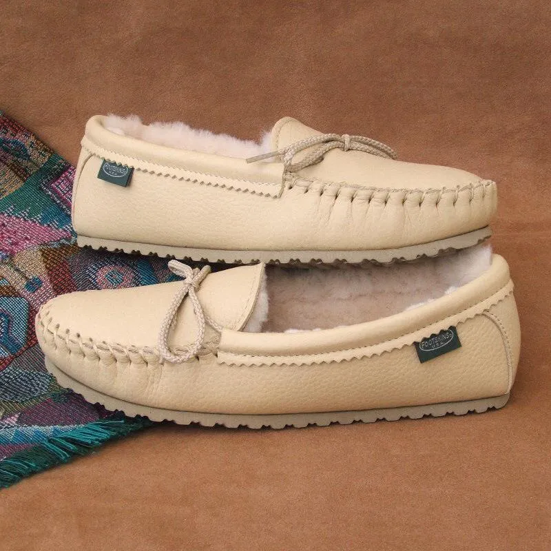 Women's Cushion-Flex Sole Sheepskin Slippers - Image 3