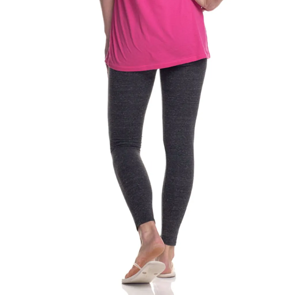 Womens Eco Triblend Spandex Jersey Leggings - Image 3