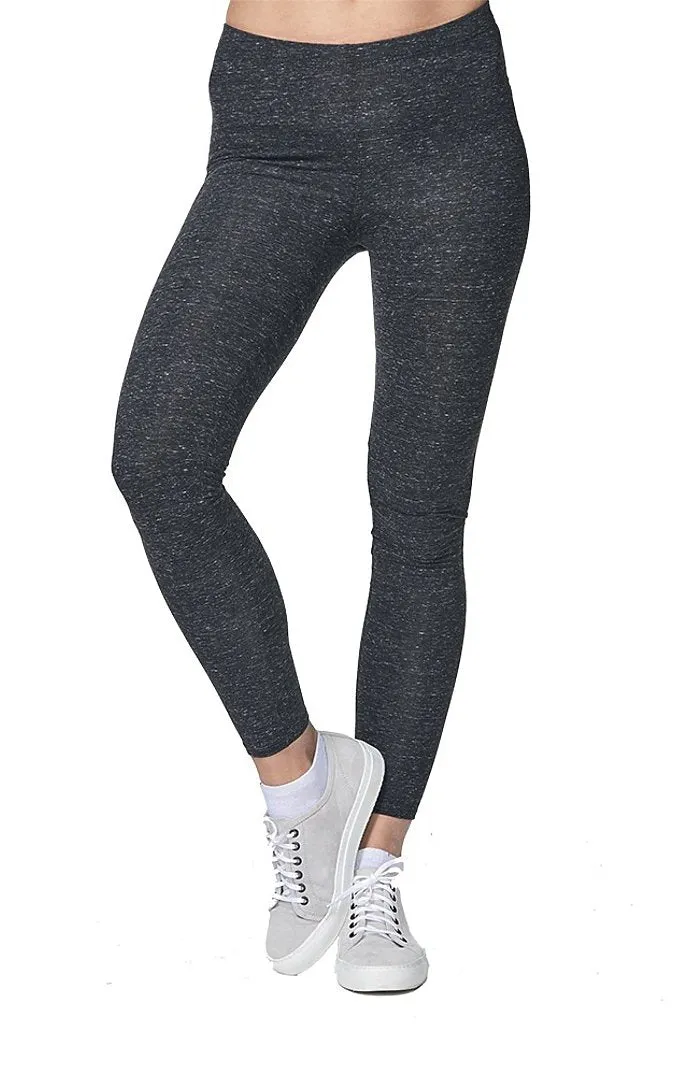 Womens Eco Triblend Spandex Jersey Leggings - Image 4