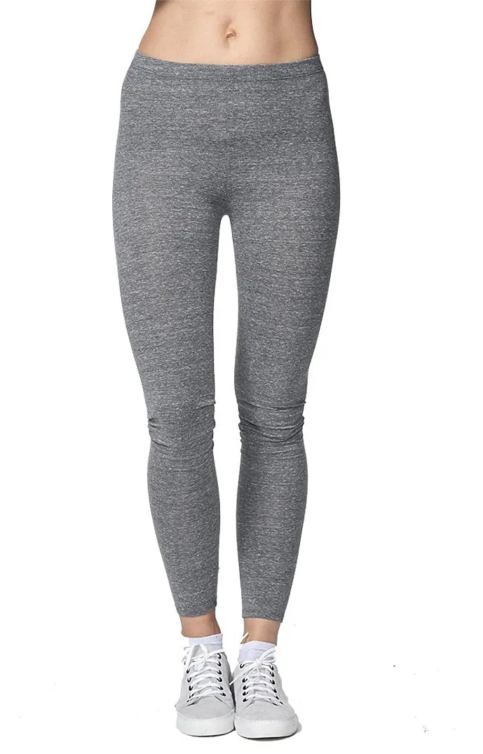 Womens Eco Triblend Spandex Jersey Leggings - Image 8